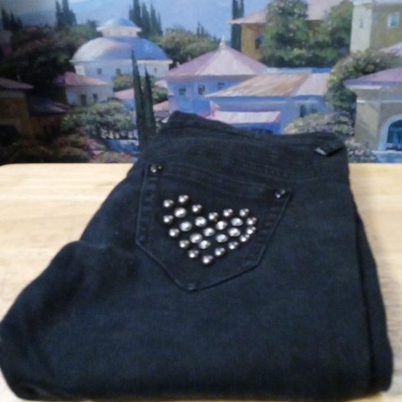 👖Bebe/Siren 2B bebe Skinny Black Jean 🆕Size 28 Women,A Fabulous Gift Item 🎁 - Picture 2 of 16